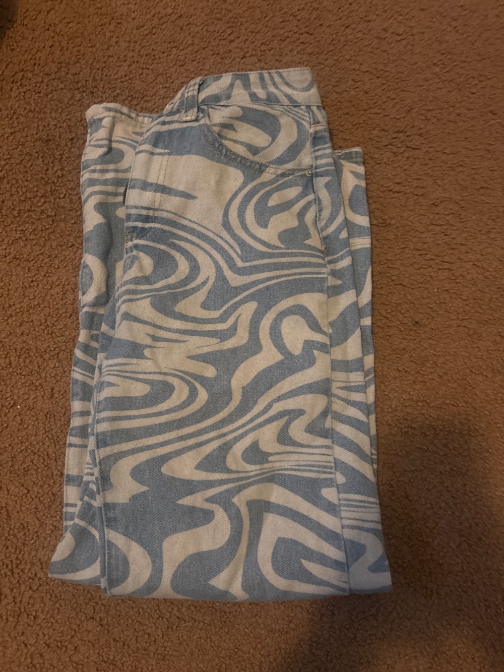 Patterned Jeans